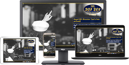 Royal 001 Taxis responsive website design