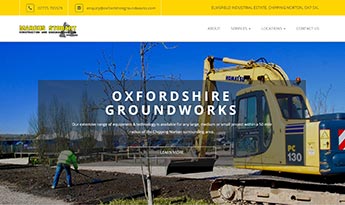 Oxfordshire Groundworks Responsive Website